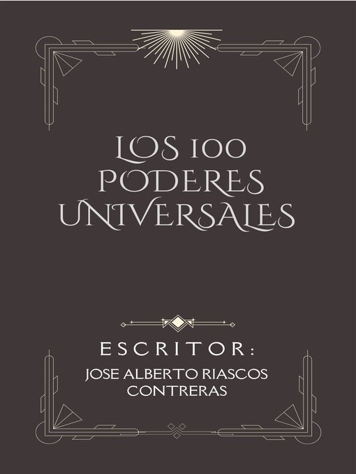 Title details for LOS 100 PODERES UNIVERSALES by Josè Alberto Riascos Contreras - Available